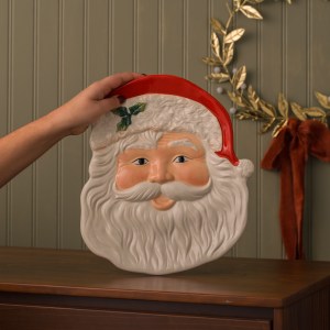 Santa Cookie Plate